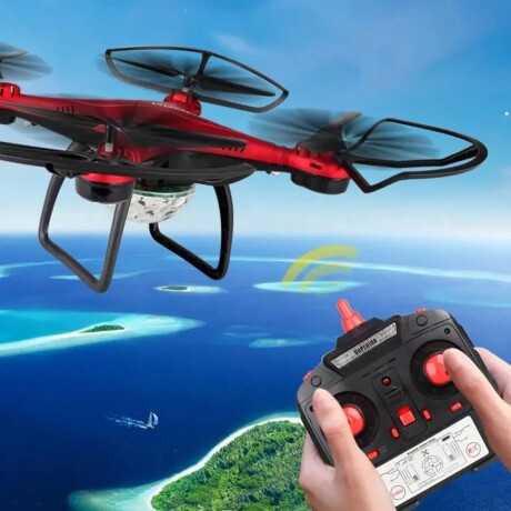 Drone Ledstar DM93 Batería Luces Led Control Remoto Rotación 360° 001