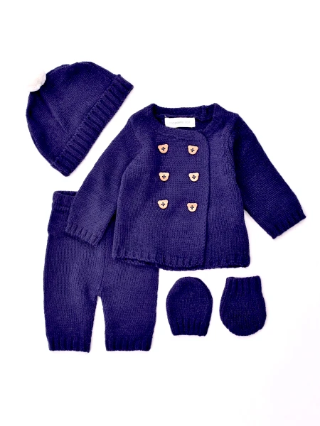 CONJUNTO RECIEN NACIDO AZUL OSCURO
