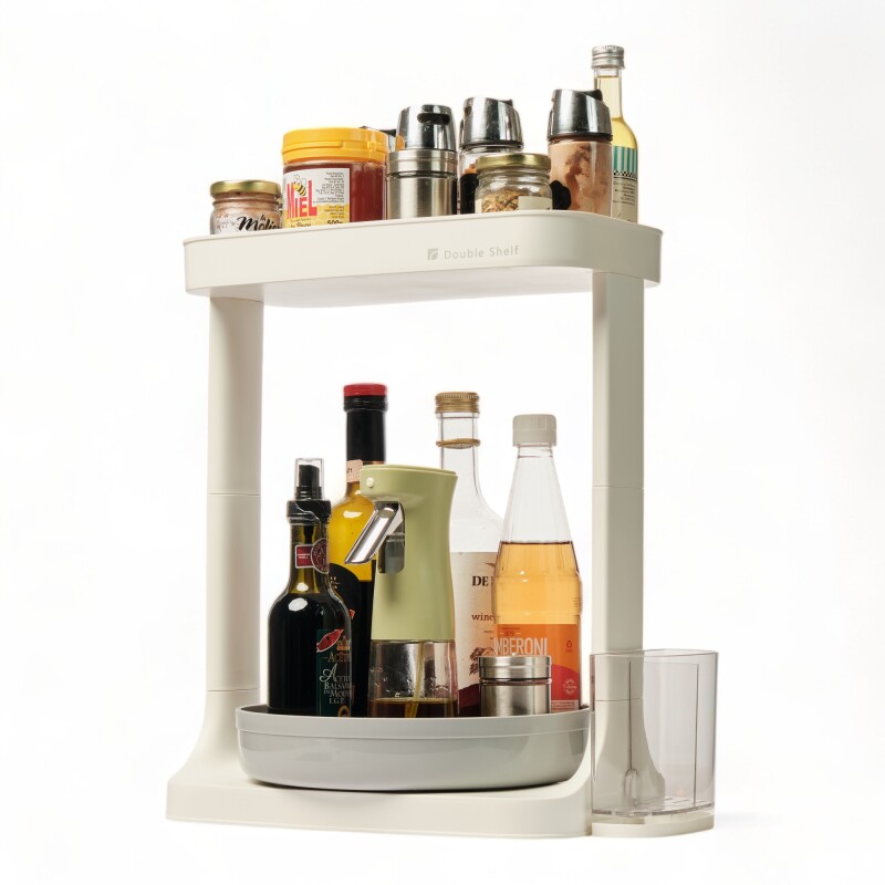 Estante rack organizador giratorio de cocina Sin Color