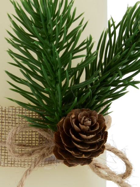 Vela pilar LED navideña SKRAPA Ø10xA15 cm Vela pilar LED navideña SKRAPA Ø10xA15 cm