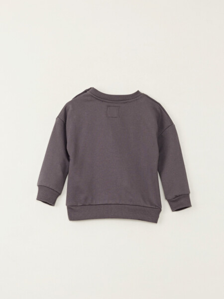 Buzo deportivo estampado Gris