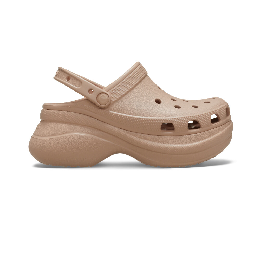 Plataformas Crocs Bae Clog W - Mujer Pink Caramel