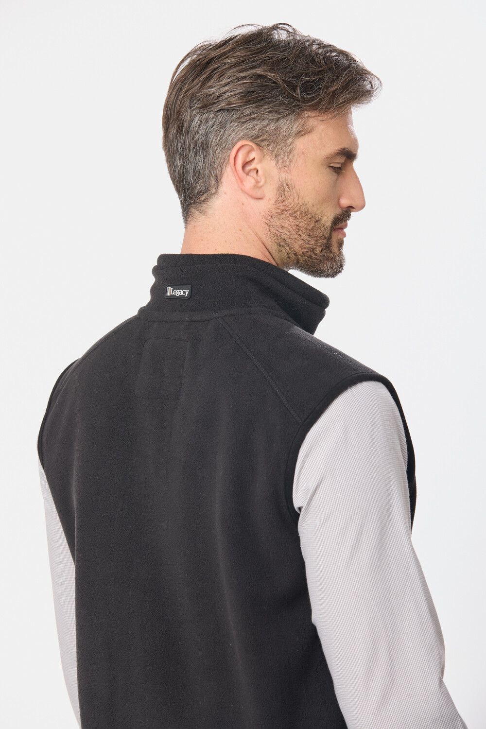 CHALECO POLAR DE ABRIGO Negro