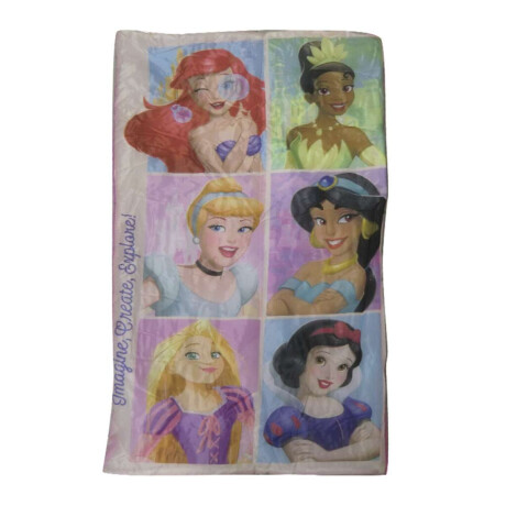 Sobre de Dormir Infantil Princesas Disney 130 x 70 cm