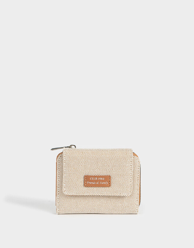 Billetera Billetera Solapa Beige - Marron Beige