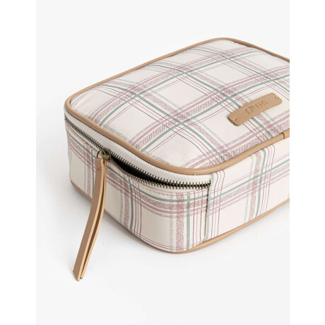 Porta Cosméticos Estampado Escoces