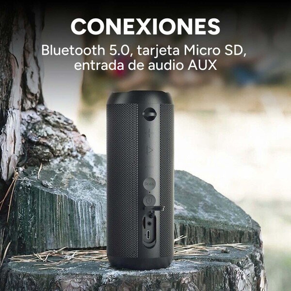 Parlante Bluetooth Portátil Mifa E6L Inalámbrico IPX8 30W Color Negro