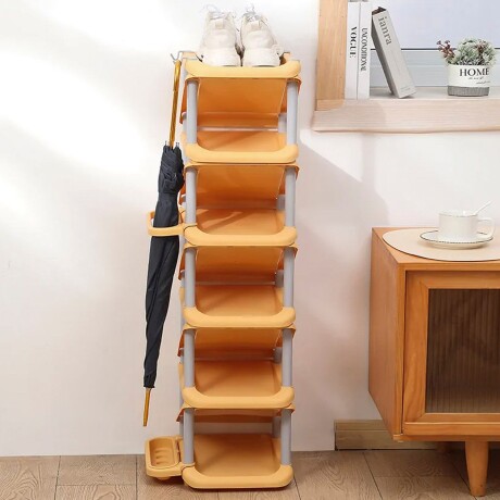 Zapatero de 11 pisos con paragüero 101cm Alto Zapatero de 11 pisos con paragüero 101cm Alto