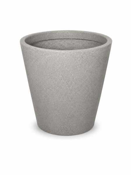 MACETERO CONO GRIS
