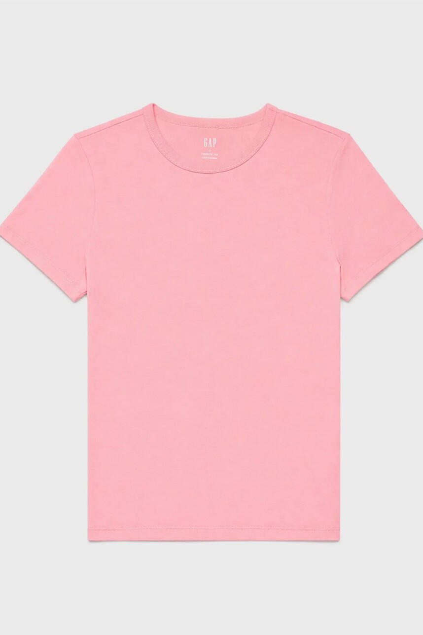 Remera Cuello Redondo Mujer Bright Guava