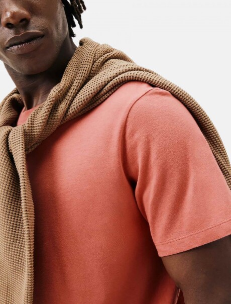 CAMISETA BÁSICA UNISSEX REGULAR WORLD ROSADO