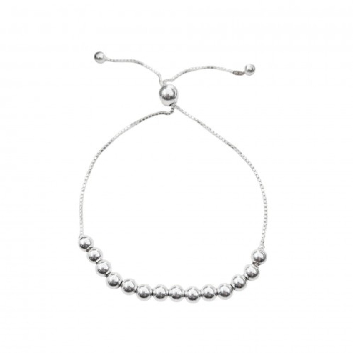 Pulsera de plata 925, autoajustable. 