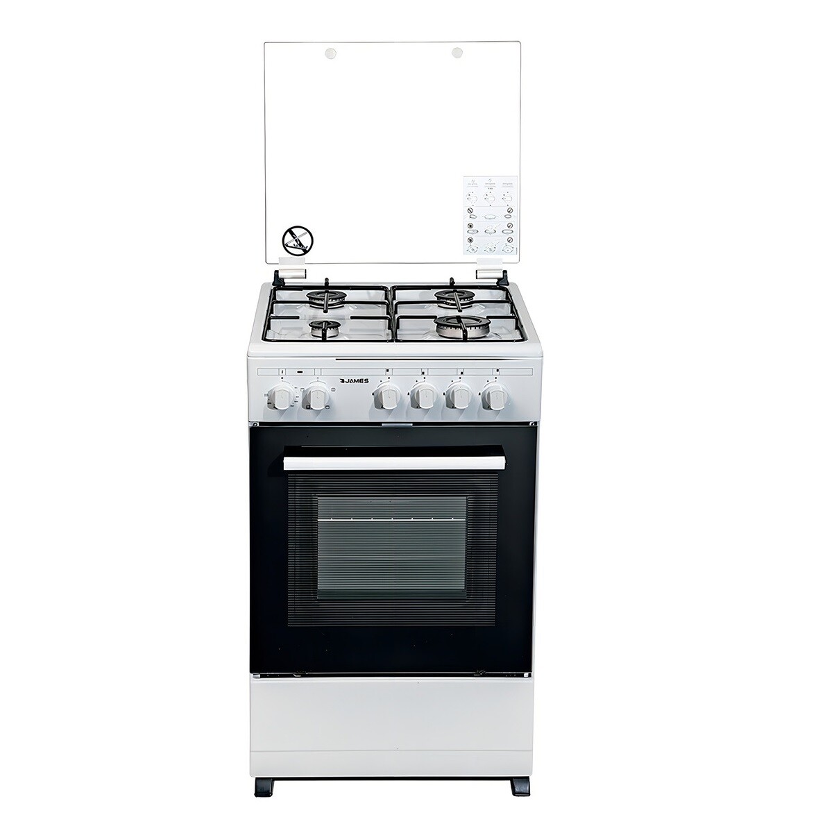 Cocina James C-550 Tks Bl Color Blanco Con Puerta Con Visor 220v 