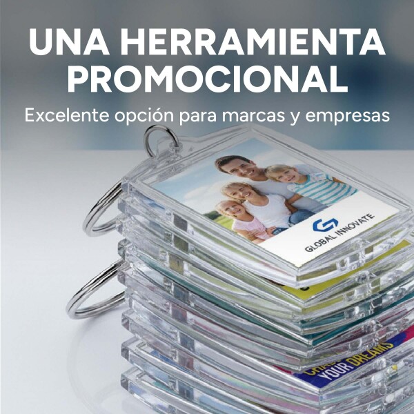 Llaveros Acrilicos X500 Transparente Porta Foto Souvenir Llaveros Acrilicos X500 Transparente Porta Foto Souvenir