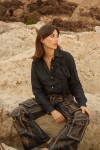 Rosette Shirt Negro