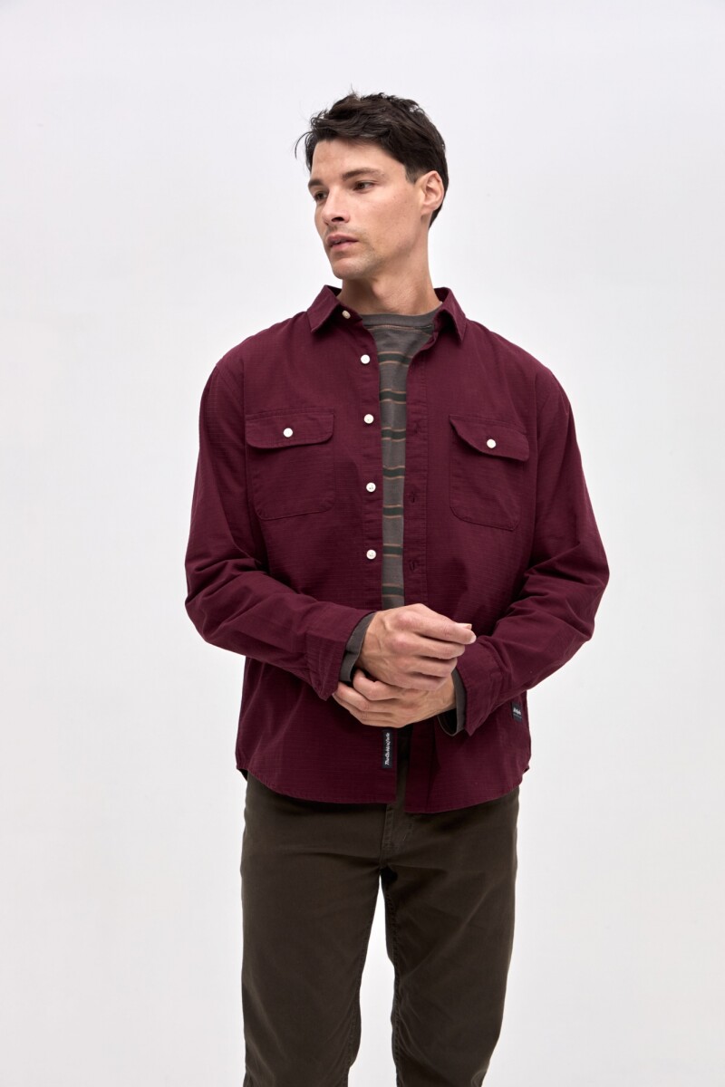 Sobrecamisa Lukas - Bordo 