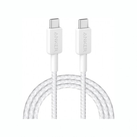 ANKER CABLE 322 USB-C TO USB-C Cable ANKER USB-C A USB-C Longitud 1M - White