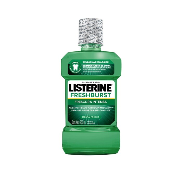 LISTERINE CUIDADO TOTAL FRESHBURST 250ML única
