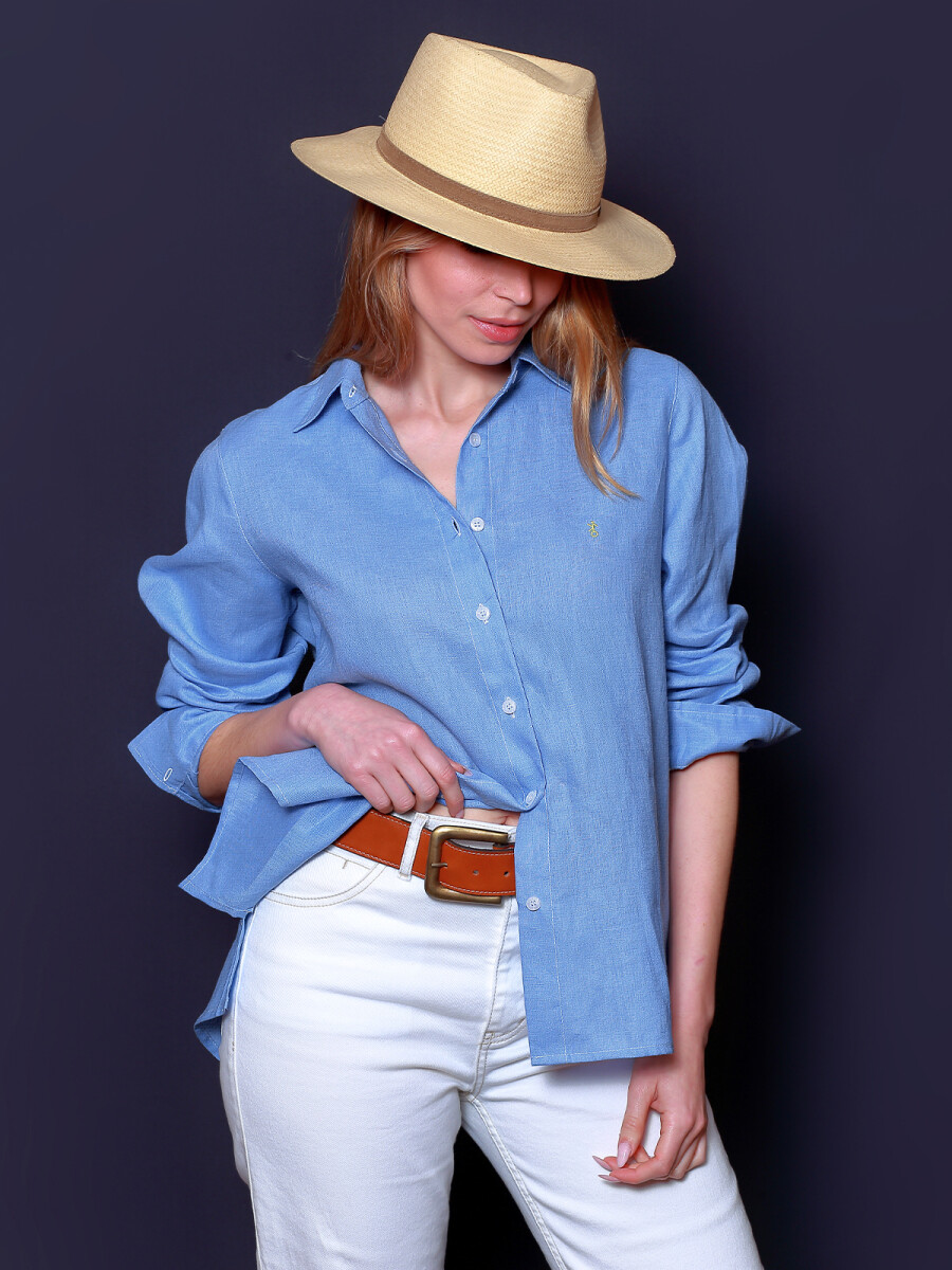 Camisa Suspiro - Celeste 
