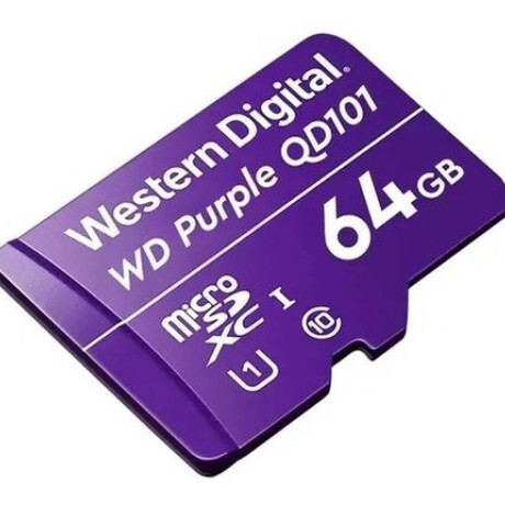 Tarjeta De Memoria Western Digital Wdd064g1p0a Wd Purple 64gb Tarjeta De Memoria Western Digital Wdd064g1p0a Wd Purple 64gb