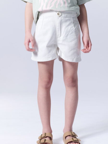 Short Jean Pinzas Crudo