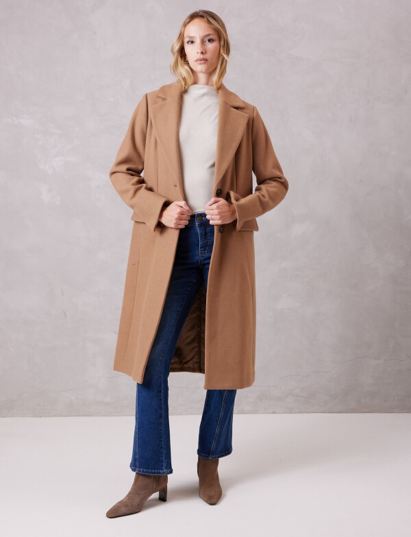 Tapado Largo Lana BEIGE