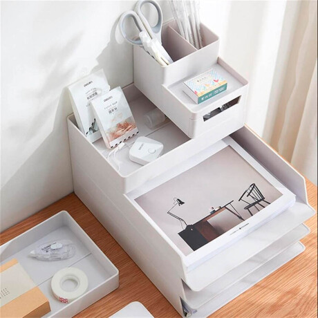 Set Completo Bandeja Organizador Escritorio Pvc Set Completo Bandeja Organizador Escritorio Pvc