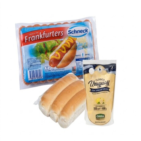 24 Panchos + 24 Pan De Viena + Mayonesa 500g 24 Panchos + 24 Pan De Viena + Mayonesa 500g