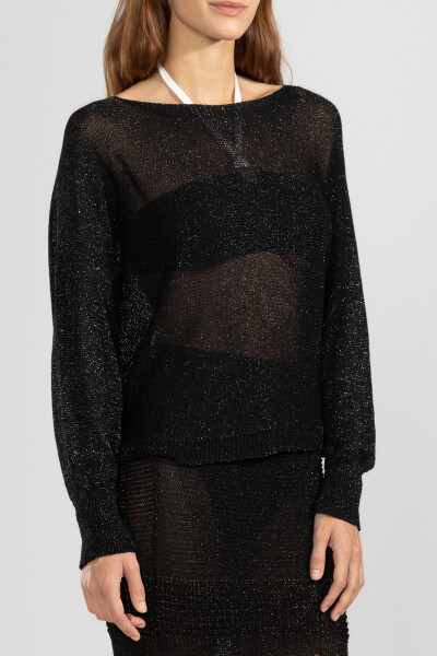 LU TIGER SWEATER Negro