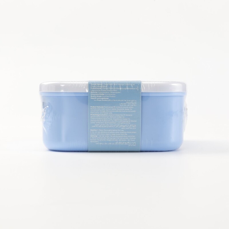 SET DE CONTENEDORES PLÁSTICOS PARA ALIMENTOS (3 PIEZAS – PERRITO DUODUO / AZUL) SET DE CONTENEDORES PLÁSTICOS PARA ALIMENTOS (3 PIEZAS – PERRITO DUODUO / AZUL)
