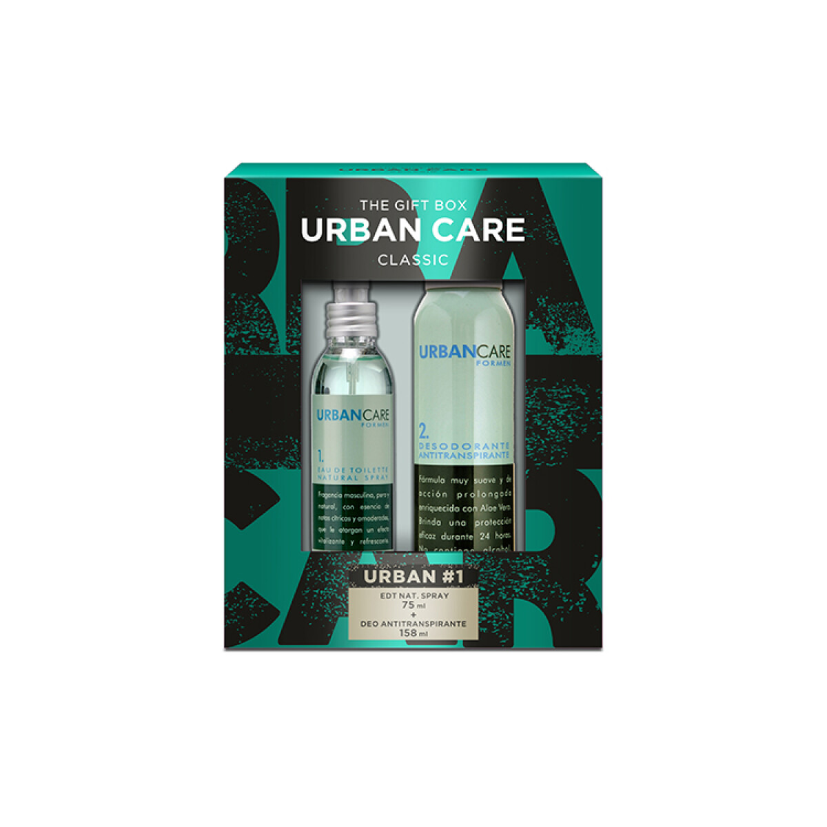 Set Urban Care - Classic Edt 75 ml + Deo 158 ml 