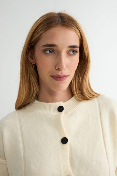 CARDIGAN CORDATA CRUDO
