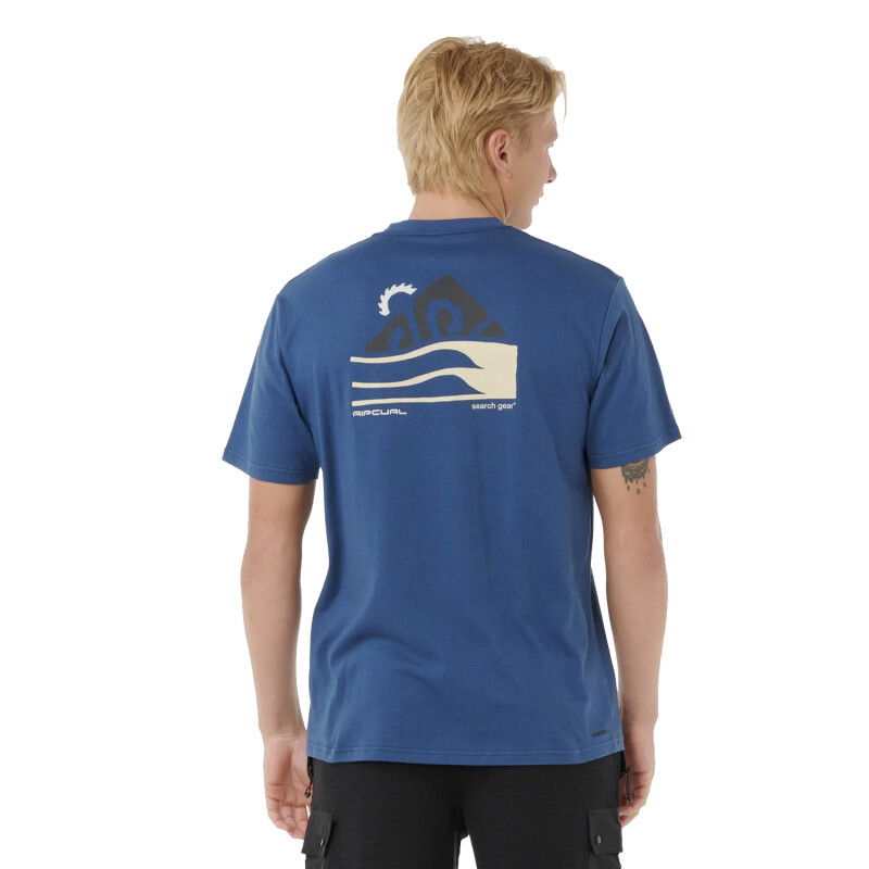 Remera Rip Curl Vaporcool Search Range - Azul Remera Rip Curl Vaporcool Search Range - Azul