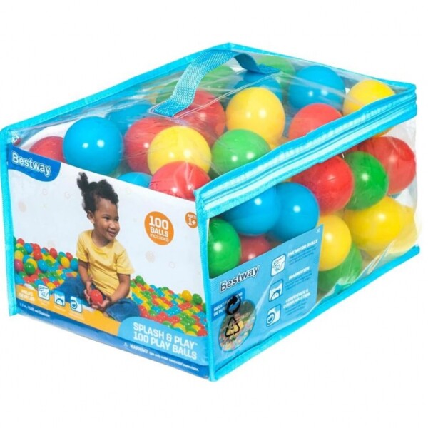 Pack x100 pelotas pelotero surtidas BEST WAY Pack x100 pelotas pelotero surtidas BEST WAY