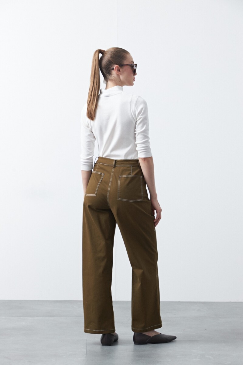 PANTALÓN CEYLAN Verde Musgo