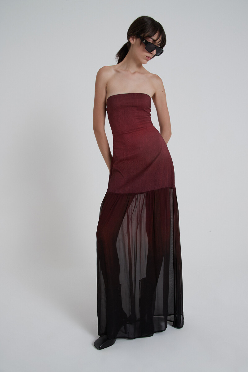 VESTIDO BONA Rojo