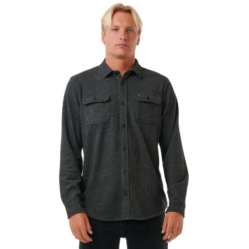 Camisa Flannel Rip Curl - Gris Camisa Flannel Rip Curl - Gris