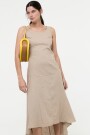 VESTIDO LARGO Camel