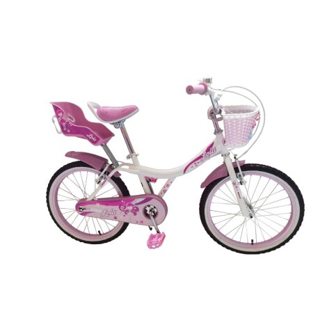 BICICLETA INFANTIL KOVA LOLA RODADO 20 - BLANCA/LILA Bicicleta Infantil Kova Lola Rodado 20 - Blanca/lila