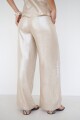 PANTALON LINO GLOW ORO