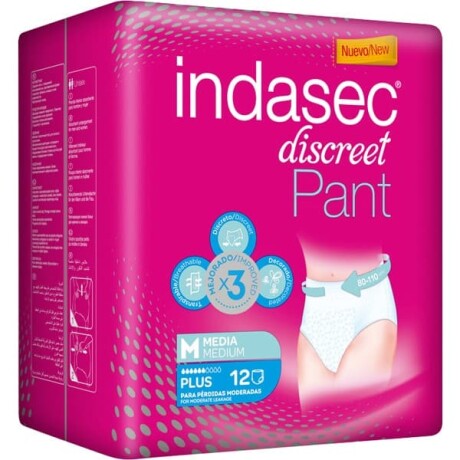 Pants Indasec Plus M 12 Unidades Pants Indasec Plus M 12 Unidades