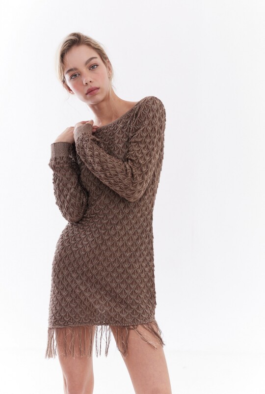 Vestido Zafira Marrón