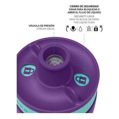 Botella deportiva Quokka Sweat 680ml AZURITE