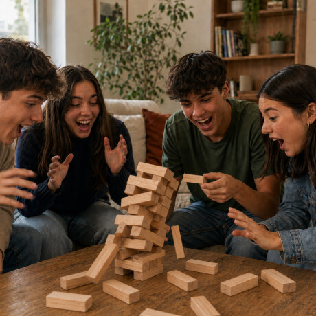 Jenga de madera 54pcs Mis Petates Sc