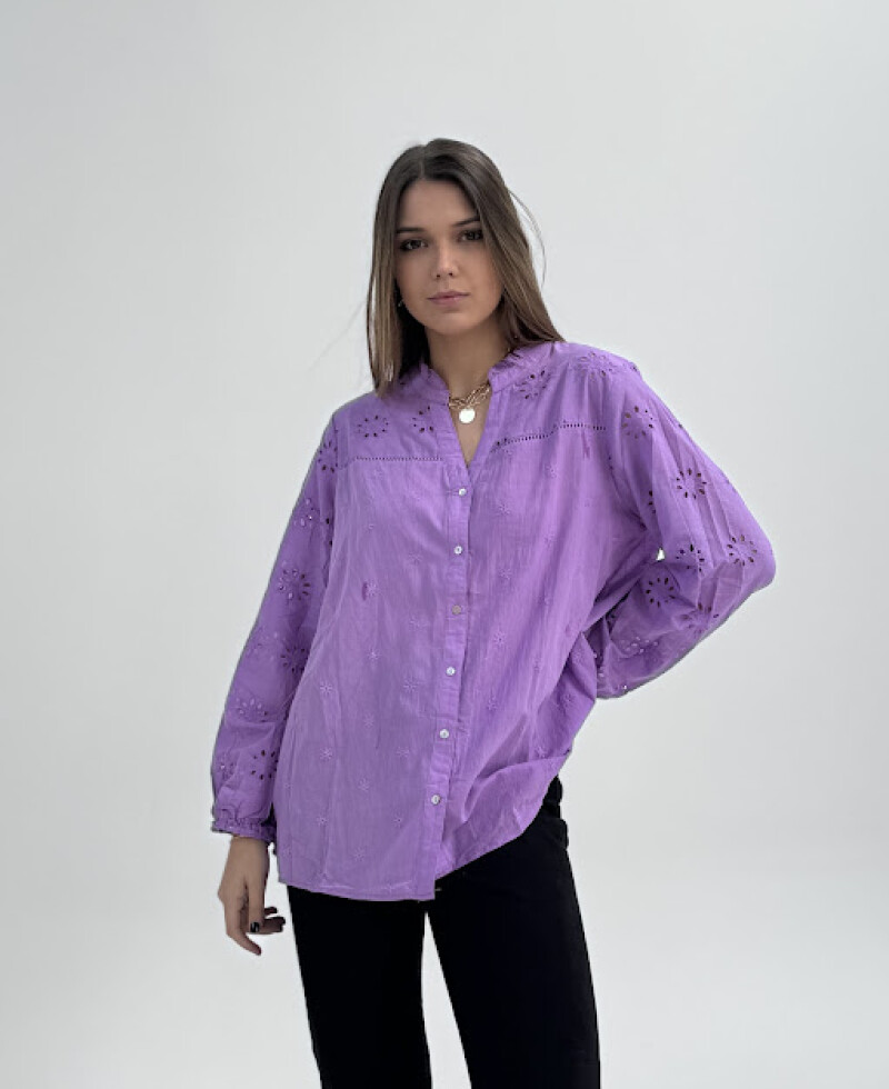 Camisa Luciana lila