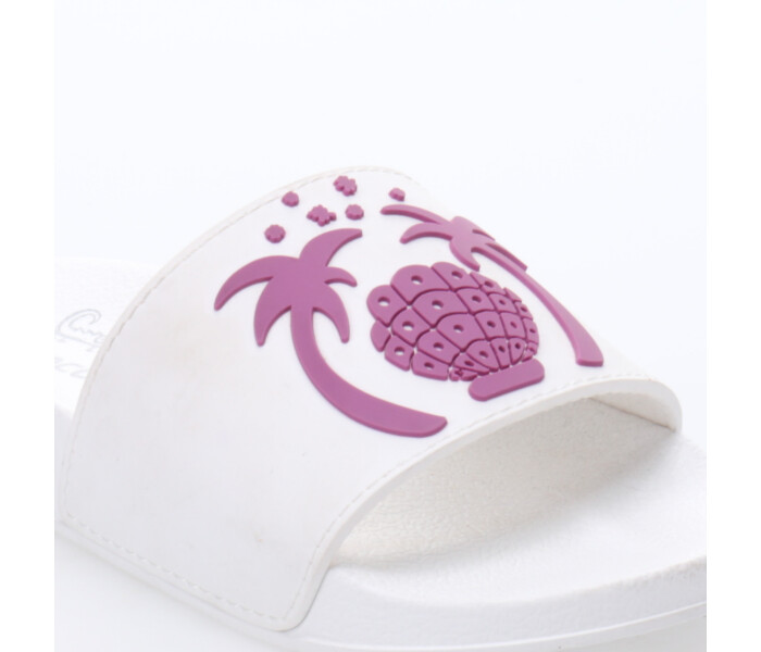 Sandalias de Niña MINI Miss Carol CARTU con palmeras Blanco