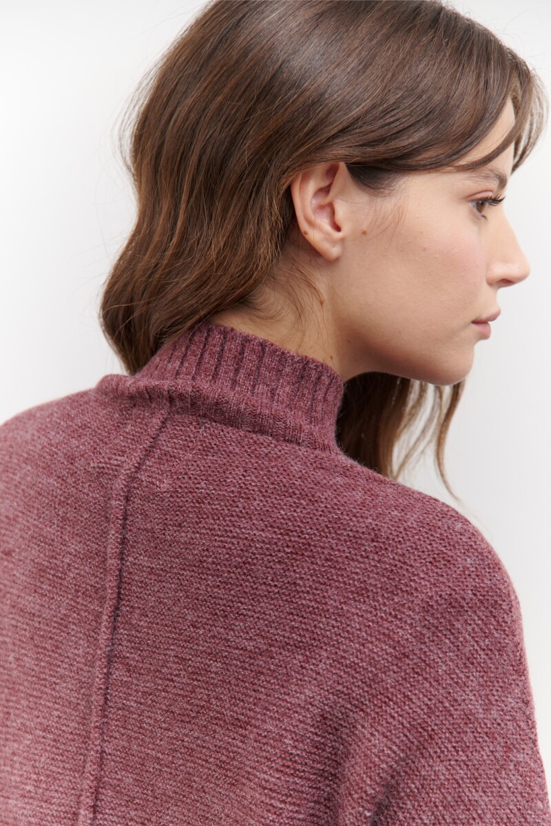 POLERA WINE BURDEOS