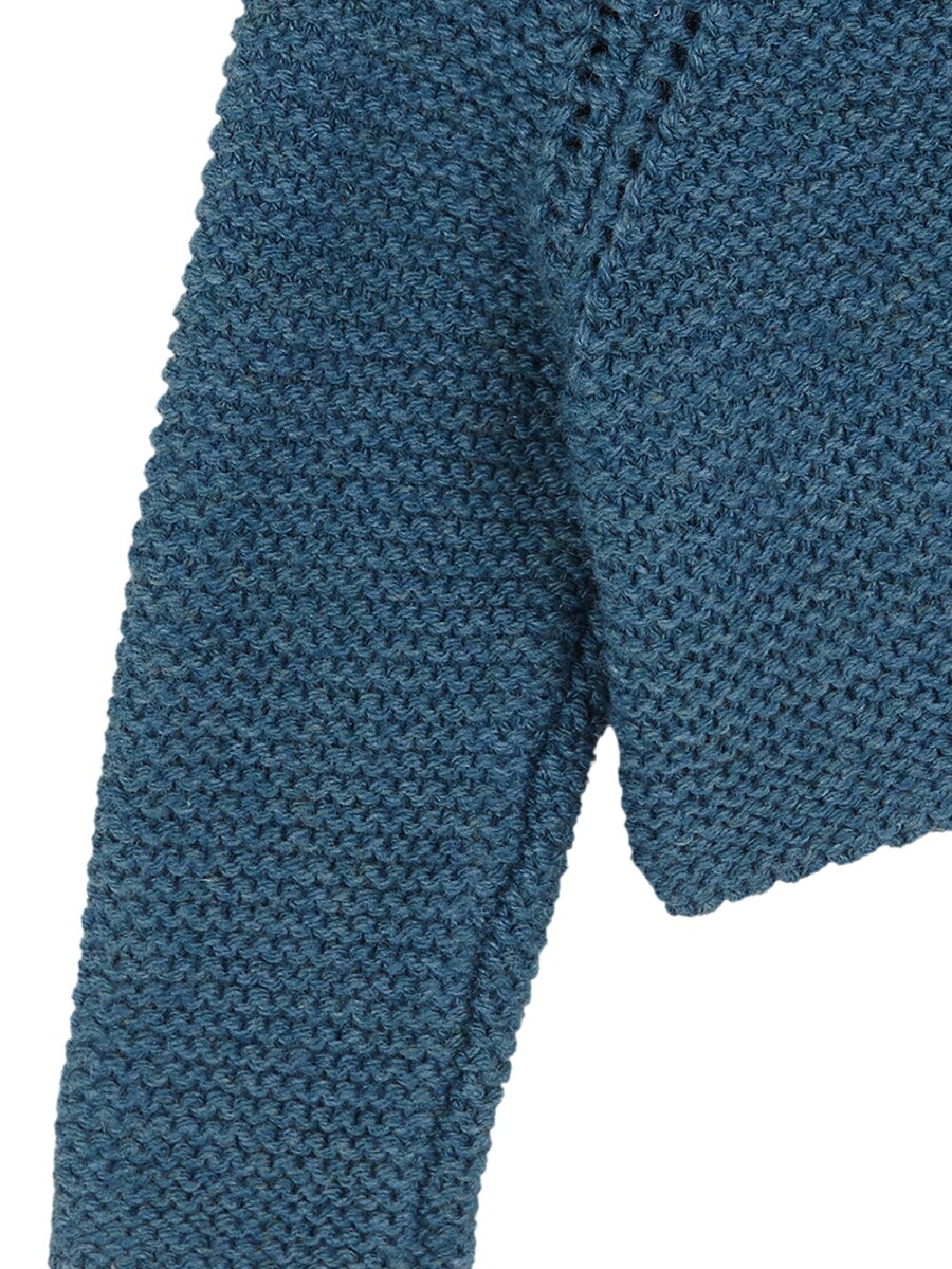 Chaqueta Punto Bobo Azul Pavo Melange