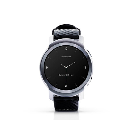 Reloj Motorola Watch 100 Plateado/Negro