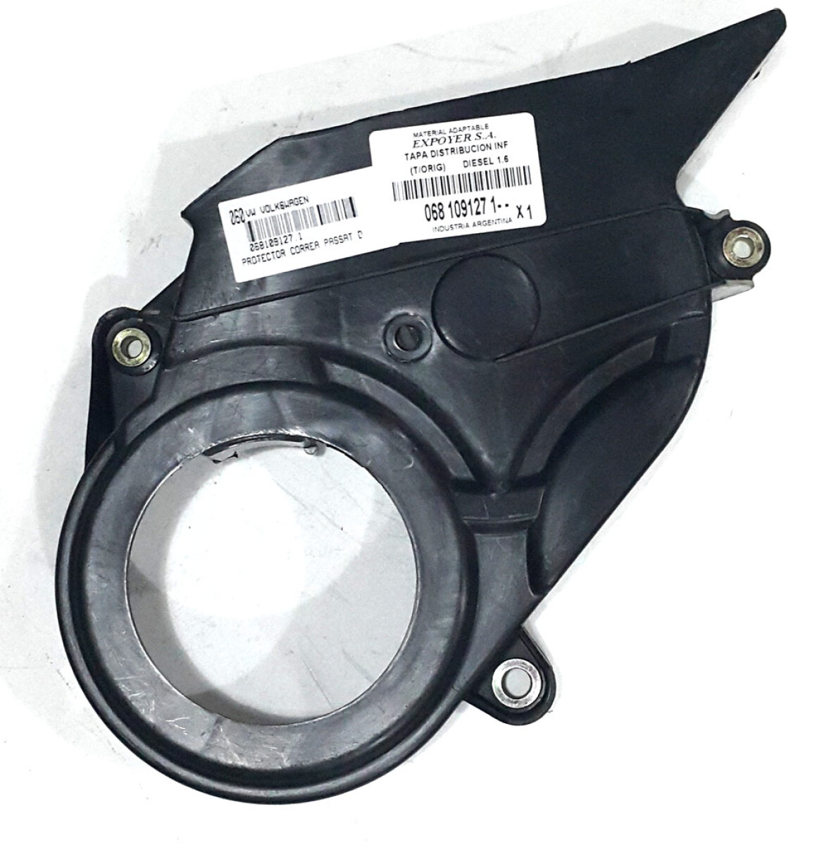 TAPA DE DISTRIBUCION VOLKSWAGEN INFERIOR GOL PASSAT PARATI SAVEIRO AMAZON 1.6D - 